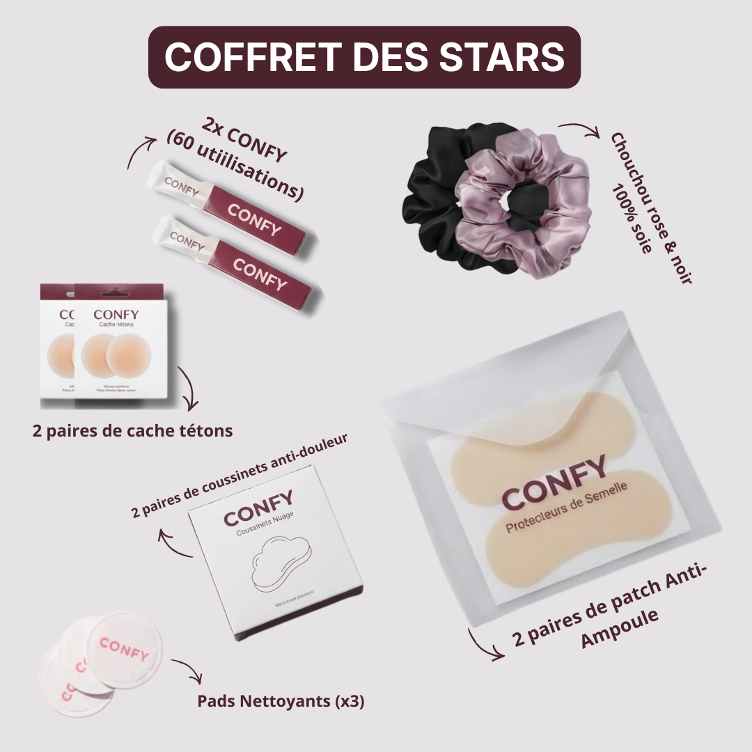 CONFY - La colle invisible pour tenues parfaites