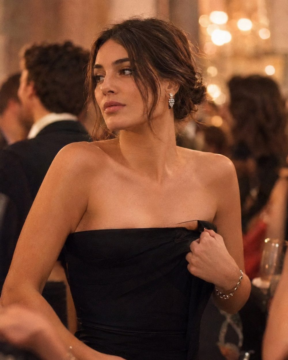 Un bustier qui tient toute la soirée