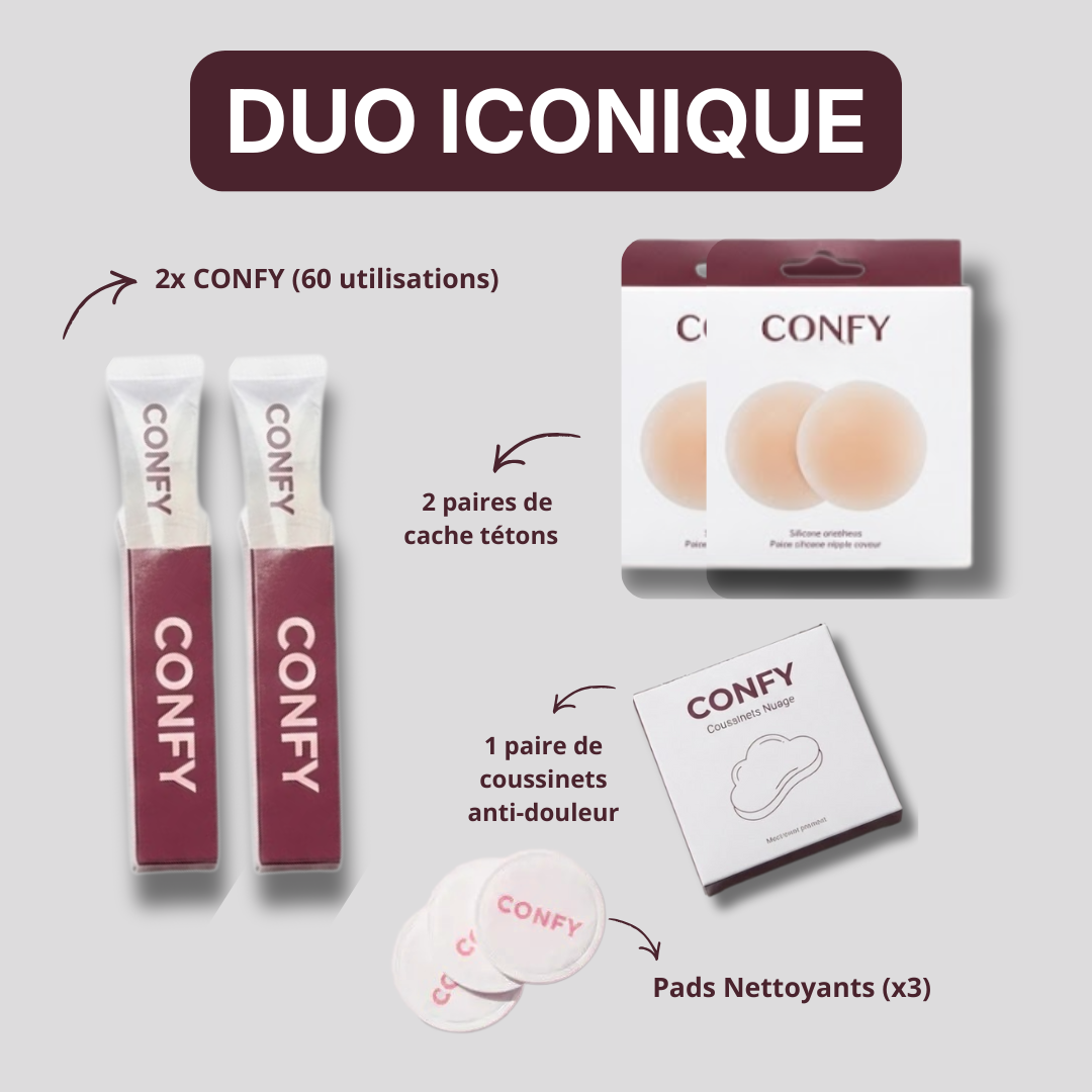 CONFY - La colle invisible pour tenues parfaites